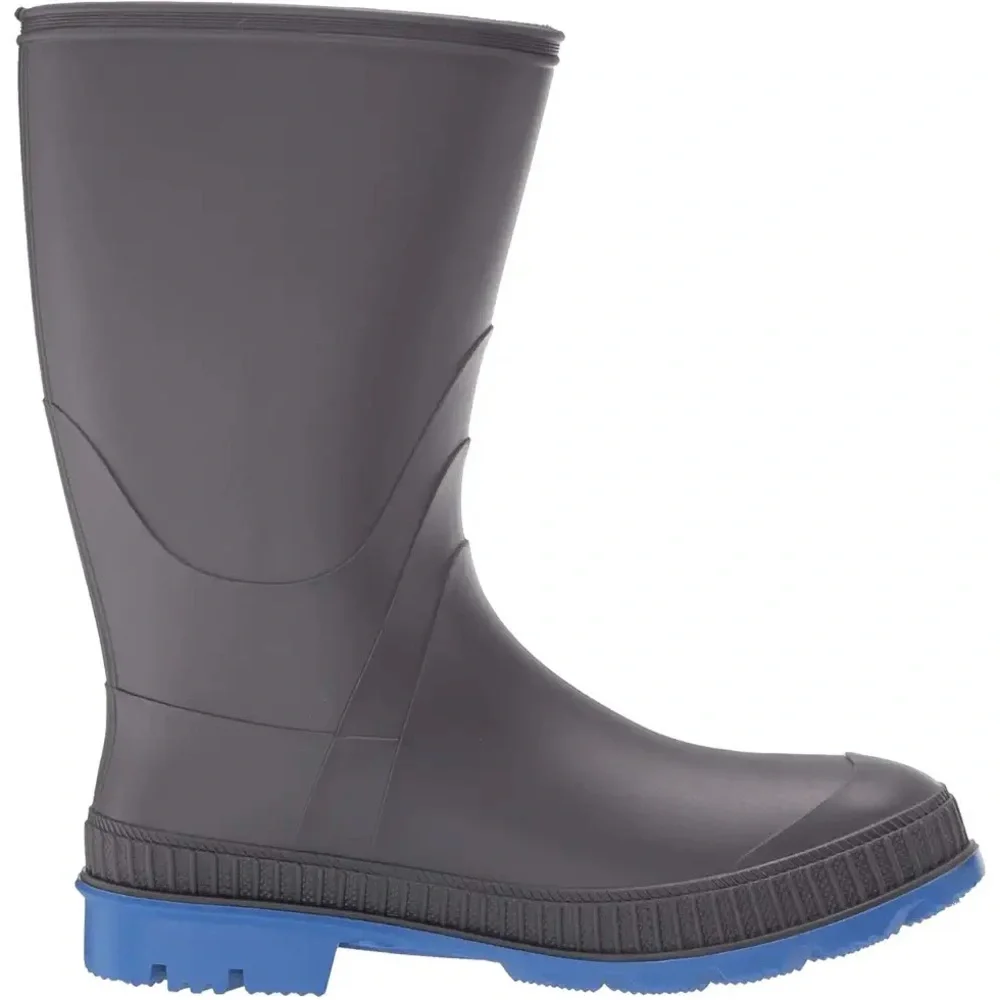 Kamik Kids Charcoal and Blue Rain Boots Size Little Kids 3 NWOB 😊 NEVER WORN